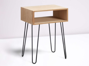 Mesita de Noche Madera Pino Raise