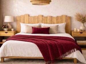 Cabecero de Listones de Madera Vertical Flop Pino