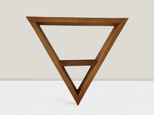 Estantería Triangular de Madera Straddle Repisa