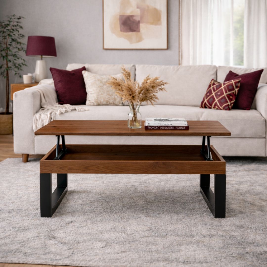 MESA ELEVABLE MADERA SHOWDOWN NOGAL