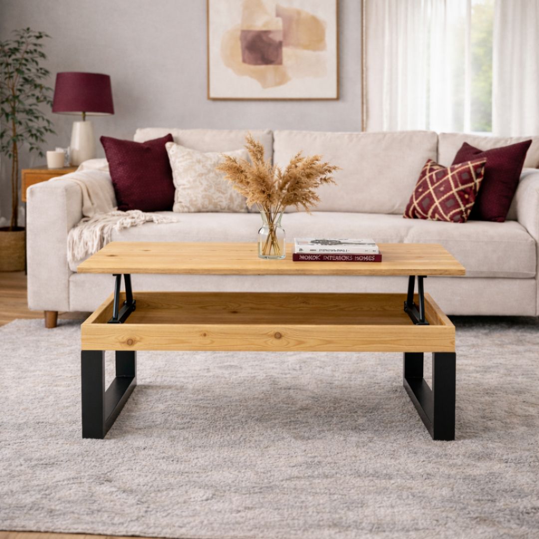MESA ELEVABLE MADERA SHOWDOWN PINO NATURAL