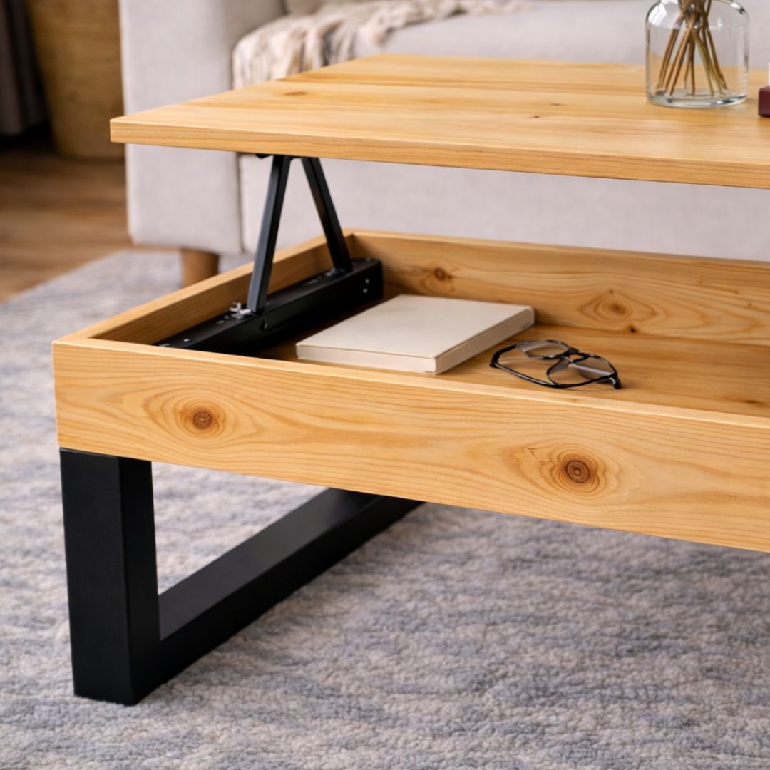 MESA ELEVABLE MADERA SHOWDOWN PINO NATURAL