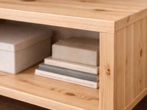 Mueble Televisión de Madera Maciza Dealer_patas hierro