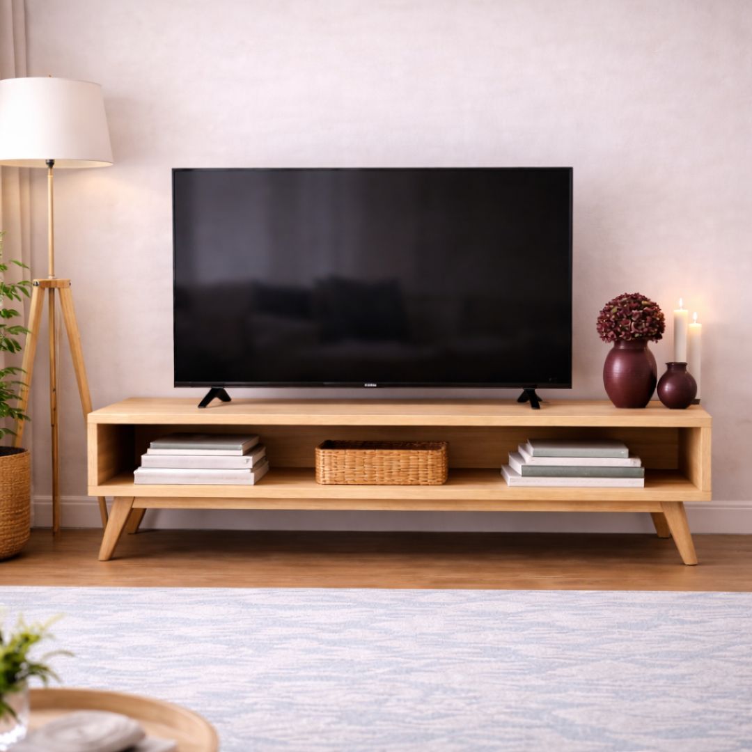 Mueble Televisión de Madera Maciza Dealer_patas madera
