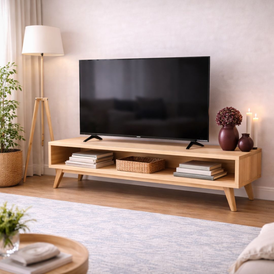 Mueble Televisión de Madera Maciza Dealer_patas madera