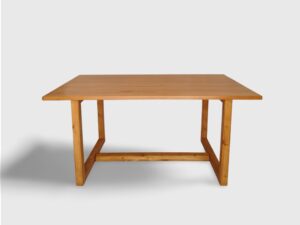 Mesa Comedor de Madera Maciza con Travesaño Quads