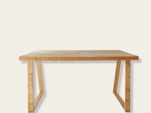 Mesa Madera Geométrica Patas Madera Trapezoide (1)