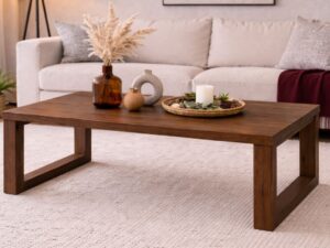 Mesa de Centro de Madera Showdown Tono Nogal