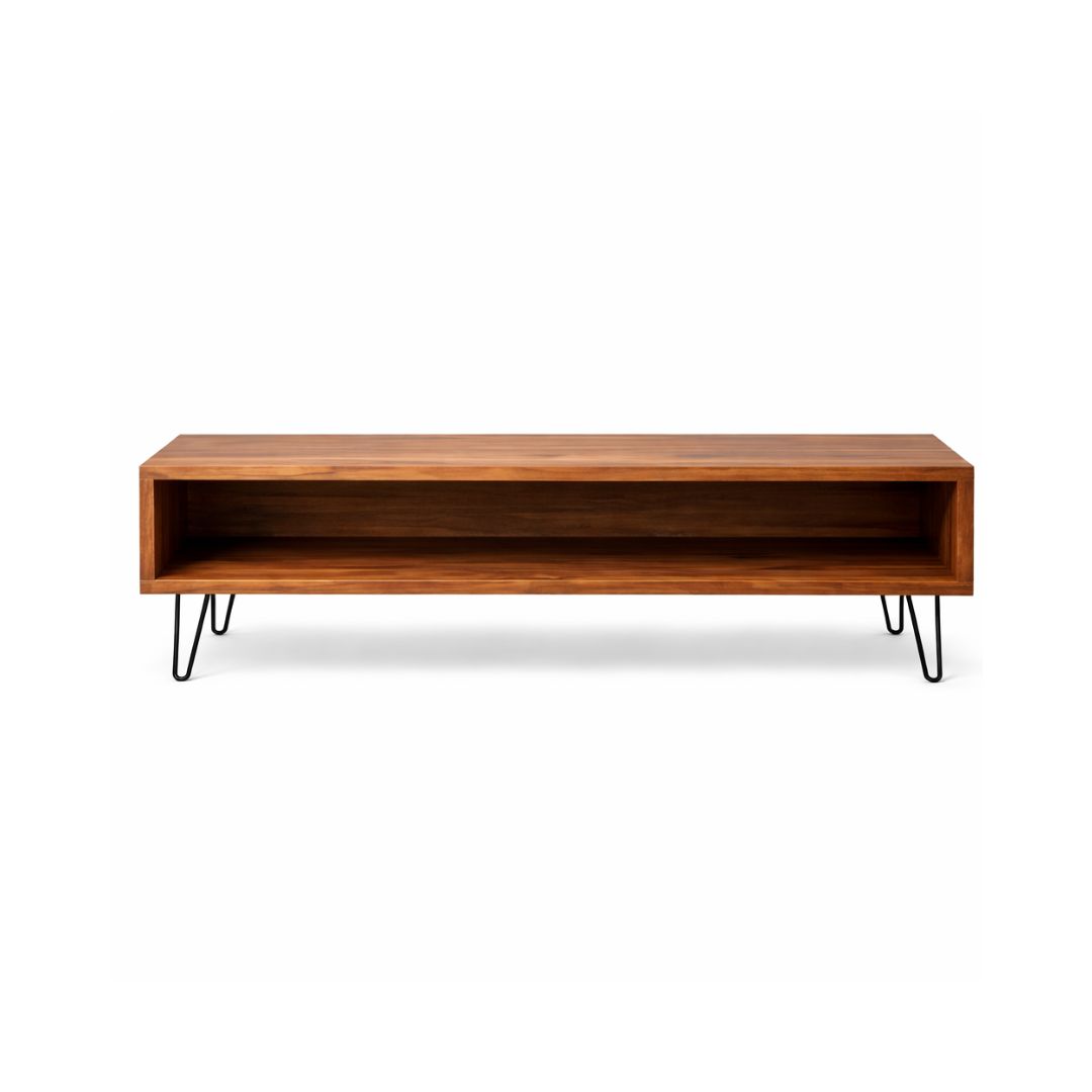 Mueble TV industrial Dealer Mueble tv madera oscura