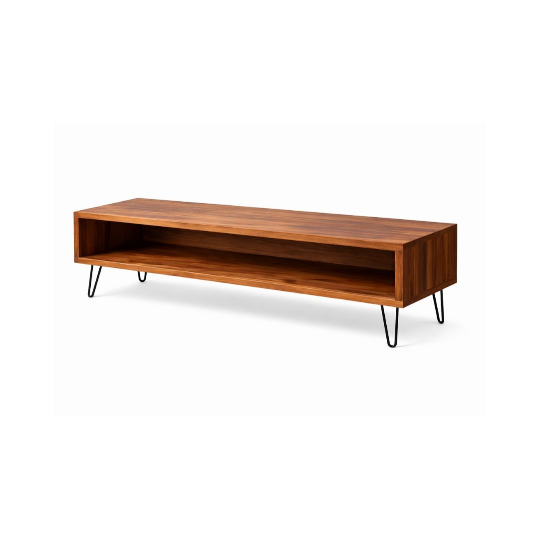 Mueble TV industrial Dealer Mueble tv madera oscura