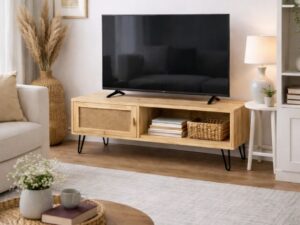 Mueble TV ratán